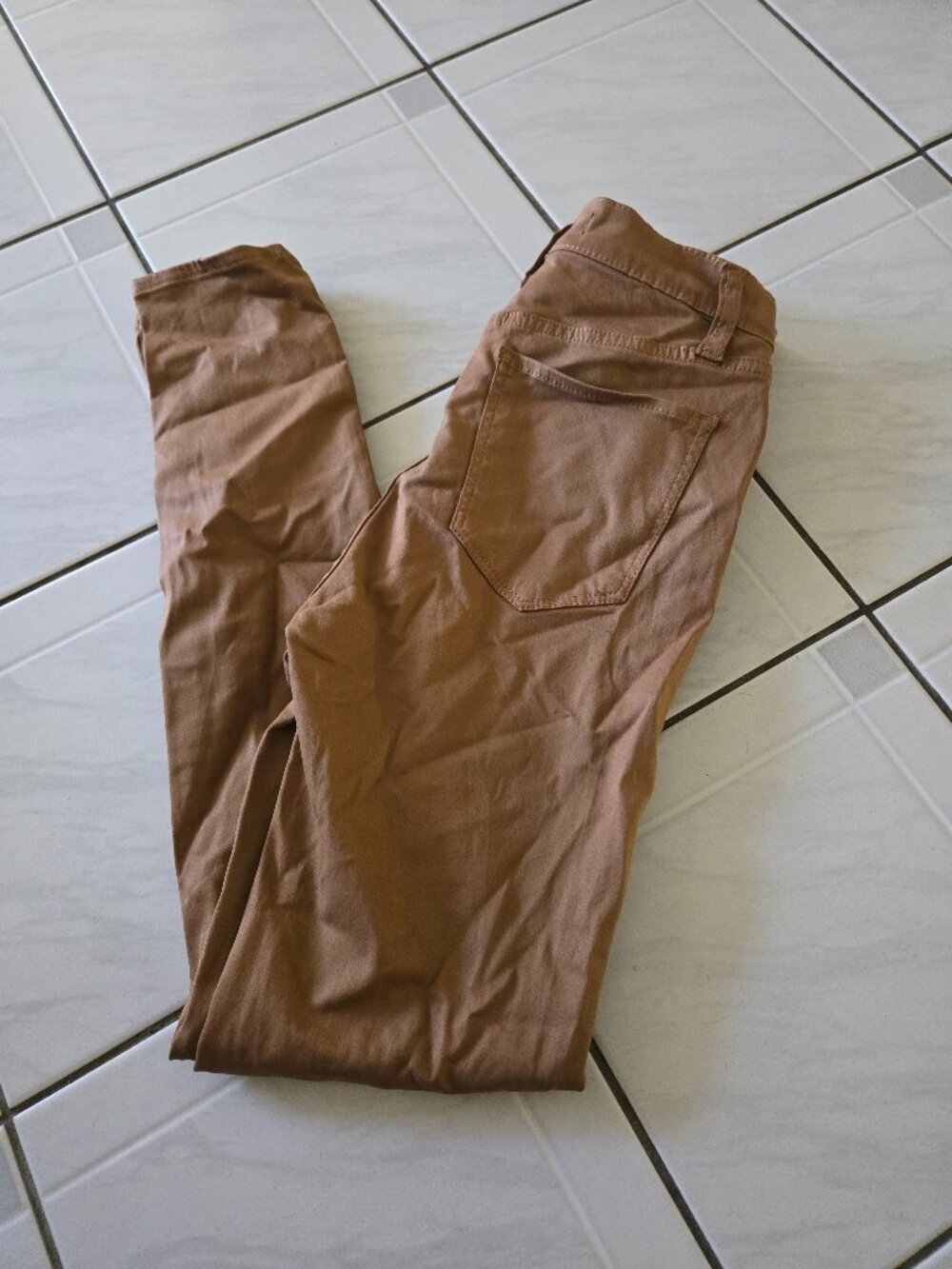 Joe's Jeans Charlie High Rise Skinny Ankle Tan 24